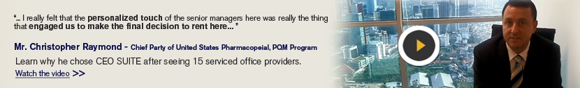 Testimonial on serviced offices Thailand, small office for rent Bangkok, & virtual office Thailand