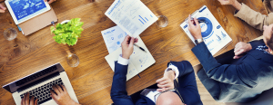 Group of Multiethnic Busy People Working in an Office