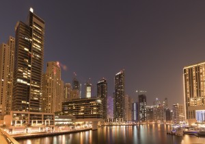 Dubai at night