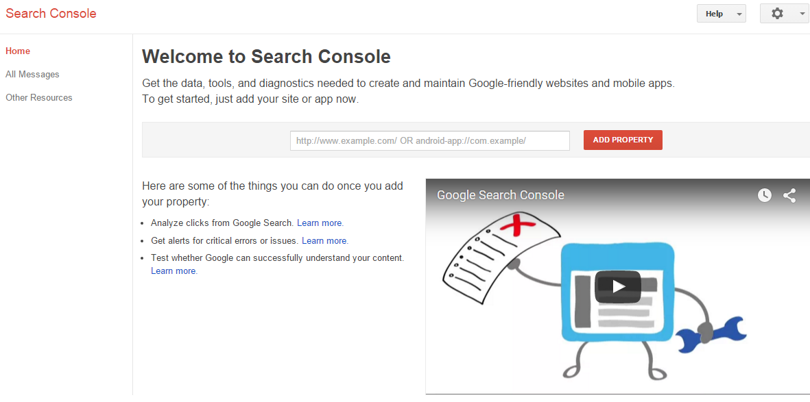 GWT Search Console