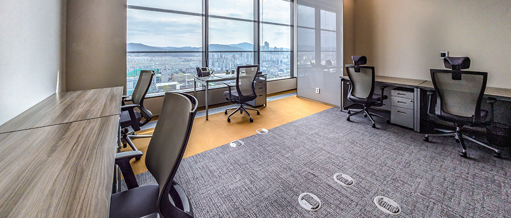 serviced office workspace